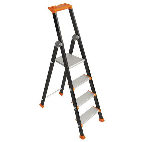 Escabeau pliant CONFORT 5 marches Aluminium EN 131