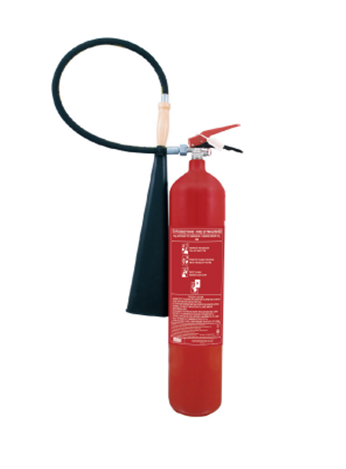 Extincteur CO2 5kg B avec poignée bois