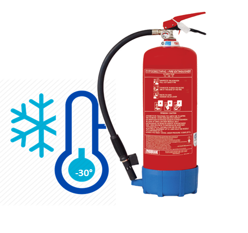 Extincteur Eau+Additif Press perm 9lt Gd Froid