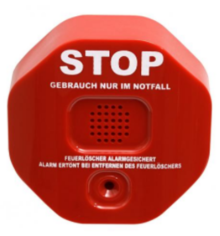 Alarme pour extincteurs